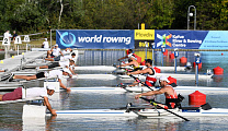 THE RUSSIAN NATIONAL PARA ROWING TEAM IS STRUGGLING FOR THE MEDALS IN THE WORLD CHAMPIONSHIPS IN BULGARIA