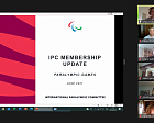 PAVEL ROZHKOV TOOK PART IN THE CONFERENCE OF THE IPC PRESIDENT  ANDREW PARSONS WITH THE NATIONAL PARALYMPIC COMMITTEES ON THE RESULTS OF THE MEETING OF THE IPC EXECUTIVE BOARD 