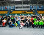 More than 80 young Ugra athletes performed morning exercises under the guidance of athletes and coaches in Khanty Mansijsk
