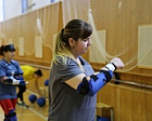  #trainingtogether with the World Champion in Goalball among VI Athletes Evgeniya Semina