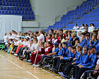 Pavel Rozhkov, Lev Seleznev, Olga Semenova participated in Opening Ceremony of the National Summer Youth Spartakiade Games for persons with physical impairments in Ramenskoe (male, female juniors 14-18 years old)