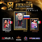 ZHANNA SCHERBAKOVA BECAME THE WINNER OF THE MUNDOTAEKWONDO COVID-TIMES WORLD COMPETITION IN THE NOMINATION "BEST PARATAEKWONDO COACH" AMONG WOMEN