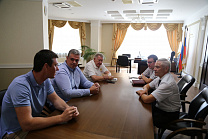 PAVEL ROZHKOV HAD A MEETING WITH PRESIDENT OF RUSSIA ROWING FEDERATION ALEXEY SVIRIN