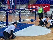 THE RUSSIAN GOALBALL CHAMPIONSHIP AMONG VI ATHLETES IS HELD IN RAMENSKY, IN THE BORISOGLEBSKY SPORT PALACE