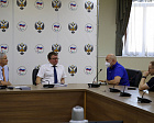 Pavel Rozhkov and Andrei Strokin met with the senior trainer of the Russian Sledge Hockey Team Ruslan Batyrshin on the results of World Championship in Czech Republic 