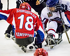 IN THE SPORT PALACE "YANTAR" IN MOSCOW THE SECOND DAY OF THE PARA ICE HOCKEY TOURNAMENT "CUP OF COURAGE" WAS FINISHED