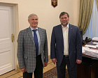Pavel Rozhkov met with the Deputy Minister of Sports of Russian Federation Odes Baysultanov in the Russian Ministry of Sports
