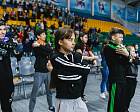 More than 80 young Ugra athletes performed morning exercises under the guidance of athletes and coaches in Khanty Mansijsk
