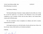 President of the RPC Vladimir Lukin expressed his condolences to the Chair of the British Paralympic Association, Professor Nick Webborn due to  the terrorist attack at the Manchester Arena