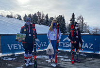 Russian National Para Alpine Skiing Team took 1 gold and 4 silver medals in the First Stage of the IPC Para Alpine Skiing Word Cup