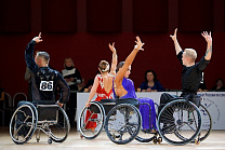 RUSSIA'S NATIONAL DANCES ON THE WHEELCHAIRS CHAMPIONSHIP WAS HELD IN ST. PETERSBURG, RUSSIA